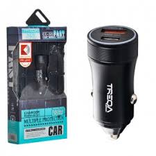 شارژر فندکی ترکا مدل CC-325 | خرید شارژر سریع خودرو