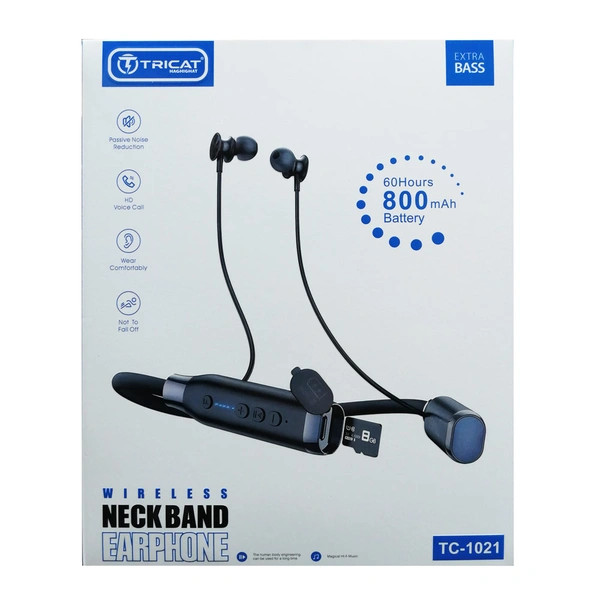 خرید هدست گردنی Tricket TC1021 با قابلیت پخش طولانی و طراحی ارگونومیک