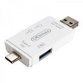 رم ریدر اورجینال USB3 و OTG Typc ,Micro ترکا (TREQA) مدل USB-6