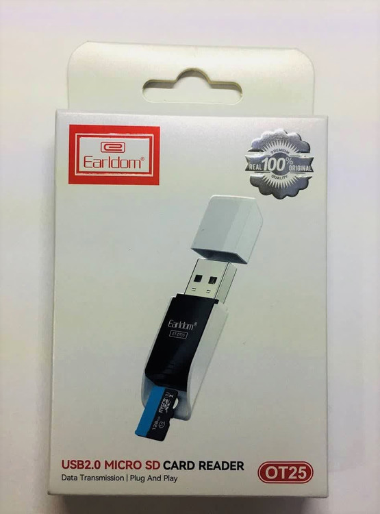 رمریدر چندکاره ارلدام مدل OT25 با پشتیبانی از USB و Type-C برای انتقال سریع اطلاعات