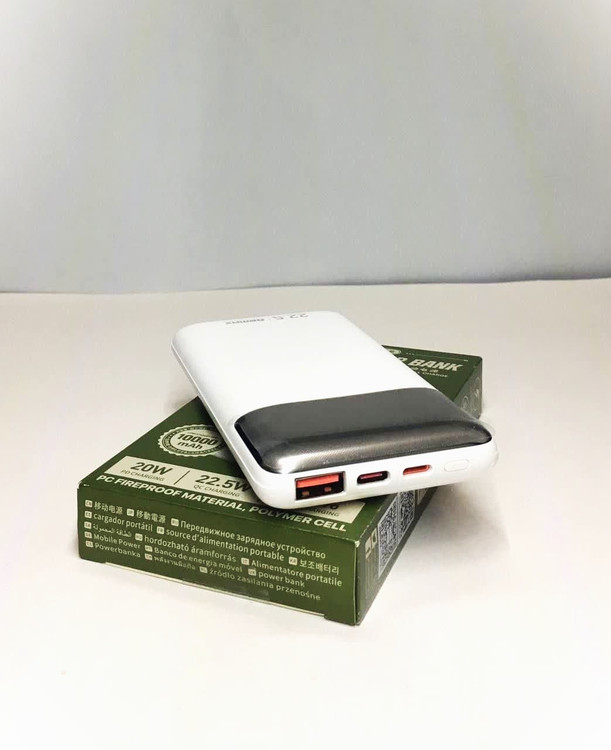 پاوربانک 10000 ریمکس مدل RPPS | شارژ سریع، طراحی سبک و همراه مطمئن