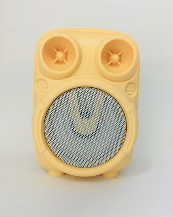 اسپیکر بلوتوث قابل حمل گریت نایس مدل فانتزی زرد 1817