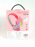 هدست بی سیم یونیکورن مدل KT-55C – هدفون دخترانه فانتزی با طراحی پاپایت و رنگهای شاد