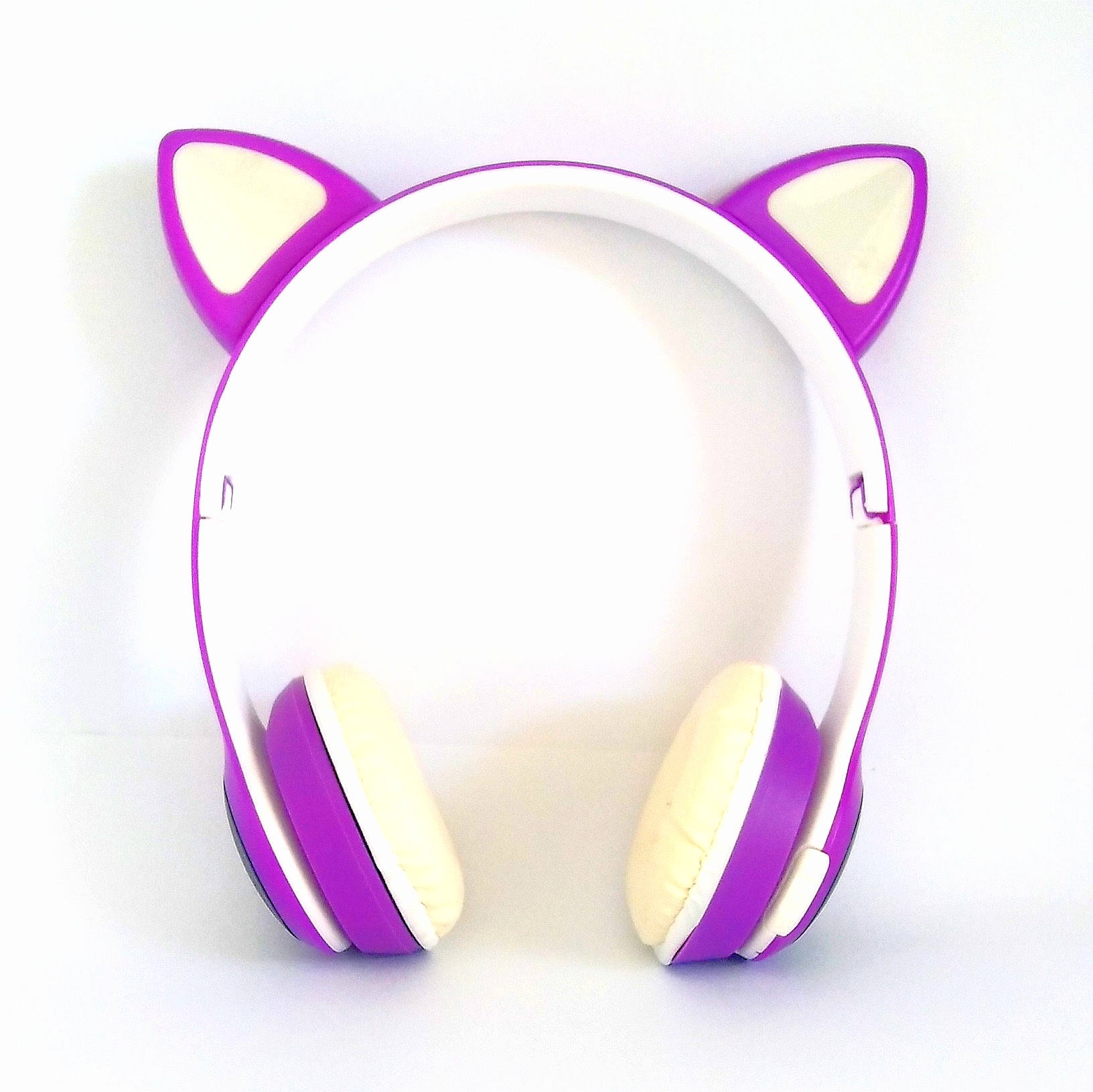 هدفون بی‌سیم گوش گربه‌ای LED مدل VIV-23M | استریو باکیفیت و جذاب