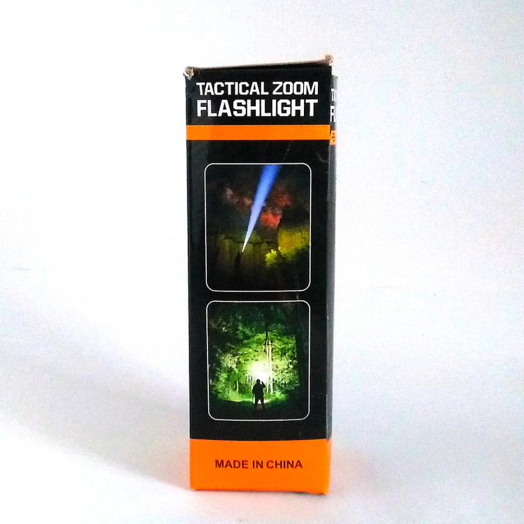 چراغ قوه تاکتیکال زوم مدل Small Sun ZY-705 با شارژ Type-C، ضدآب و پرقدرت