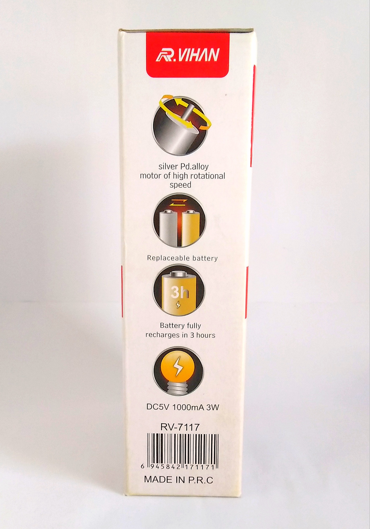 ماشین اصلاح مو حرفه‌ای آر ویهان RV-7117