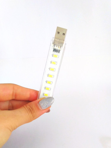 چراغ مطالعه USB با پاوربانک هوشمند | نور قابل حمل برای لپ تاپ و موبایل