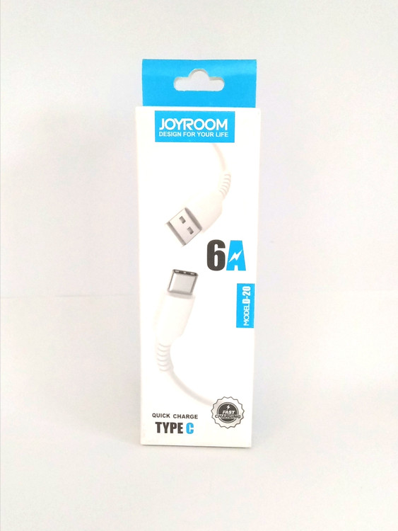 کابل شارژ سریع تایپ سی جویروم JOYROOM | شارژ 6 آمپر | 1.2 متری