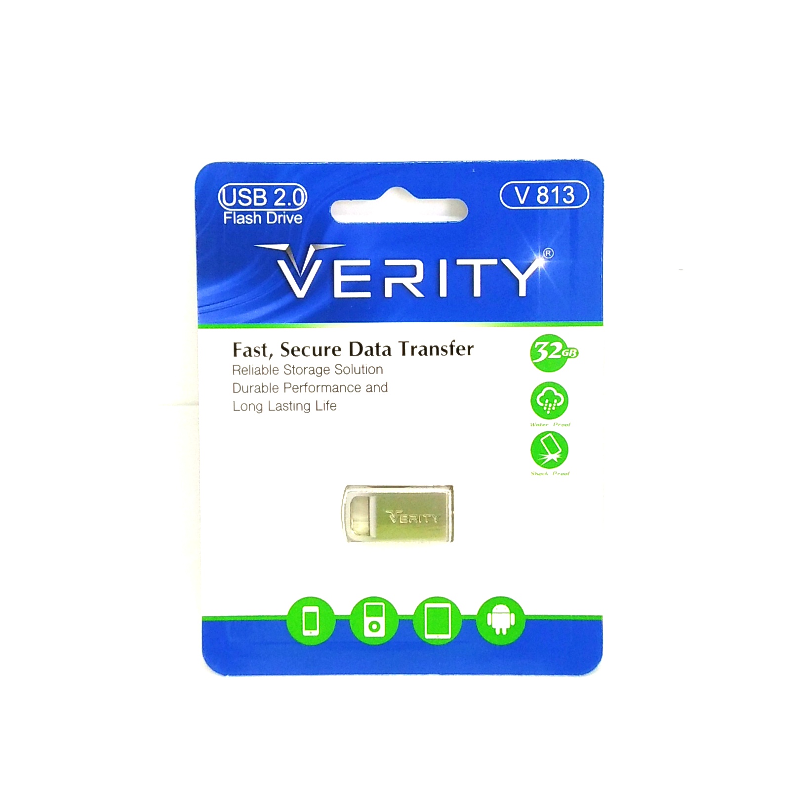 فلش مموری 32 گیگ Verity USB2 سرعت، دوام و ذخیره‌سازی مطمئن